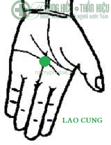 Huyệt lao cung